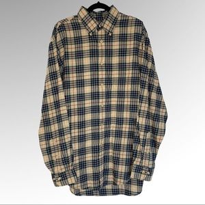 Brooks Brothers Madison plaid button shirt Sz M